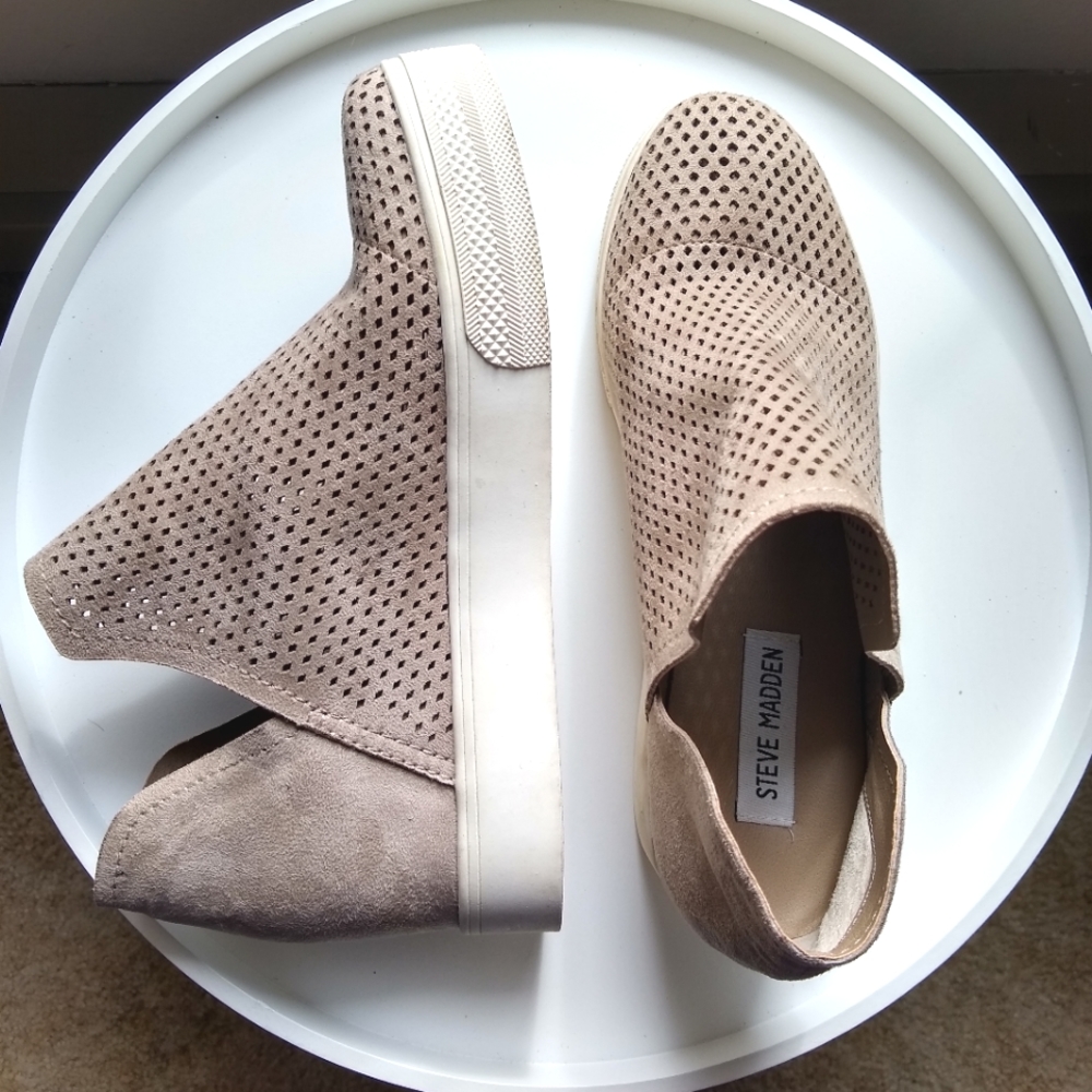 STEVE MADDEN wedge sneakers